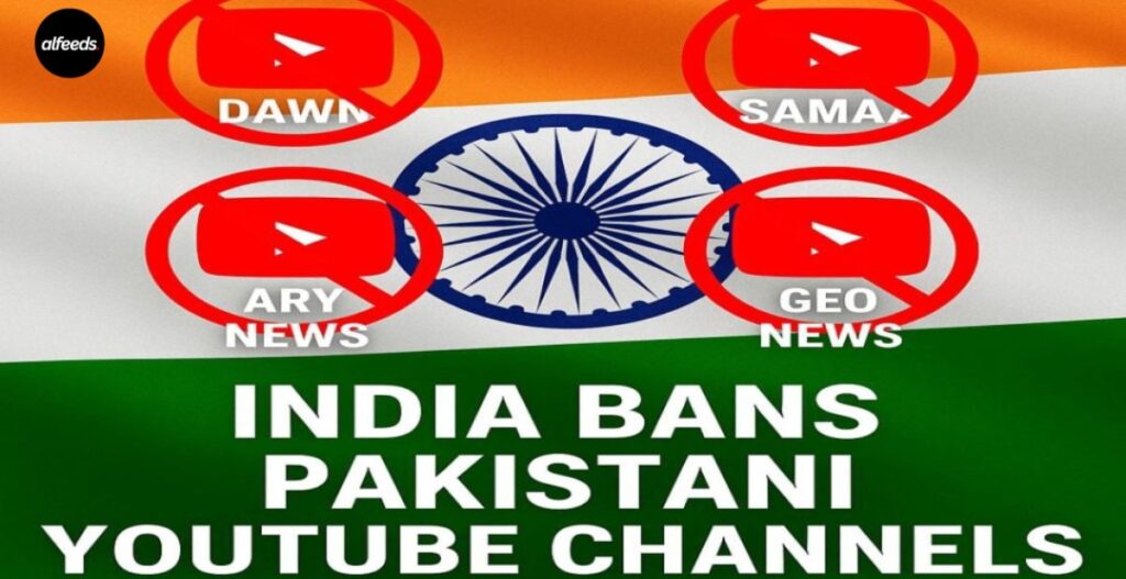 India Blocks 6 channel of pakistan