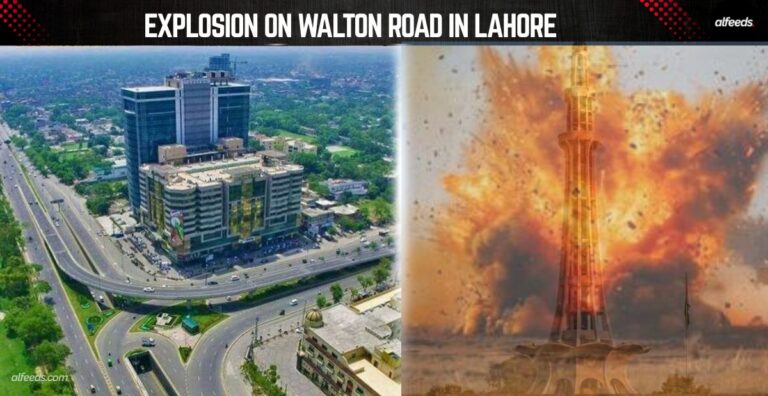 Explosion on Walton Road in Lahore