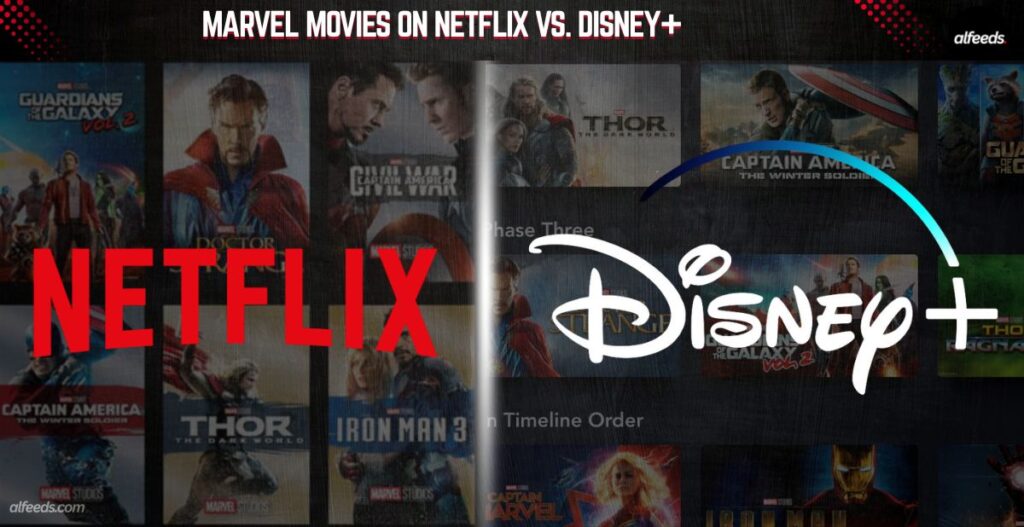 Marvel Movies on Netflix vs. Disney+