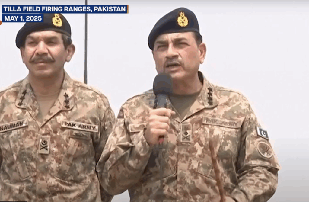Pakistan Milltery discuss about India- pakistan war