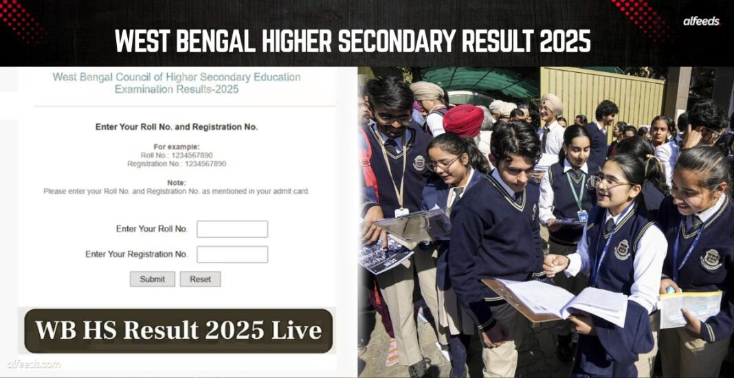 West Bengal Higher Secondary Result 2025